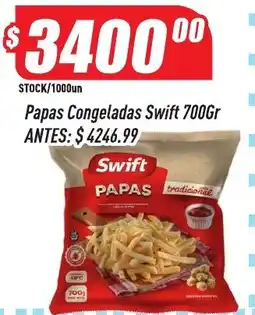 Supermercados Comodin Swift papas congeladas oferta