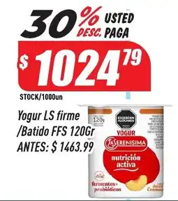 Supermercados Comodin La serenisima yogur ls firme oferta