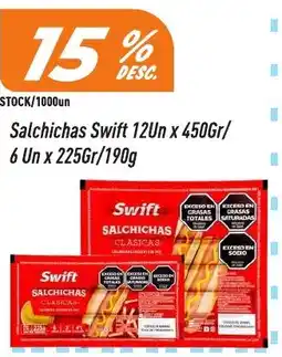 Supermercados Comodin Swift salchichas clasicas oferta
