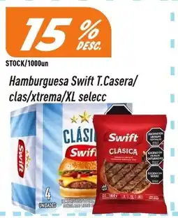 Supermercados Comodin Swift hamburguesa t.casera/clas/xtrema/xl selecc oferta