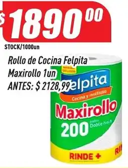 Supermercados Comodin Felpita rollo de cocina maxirrollo oferta