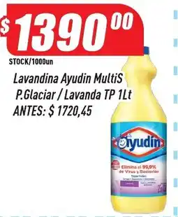 Supermercados Comodin Ayudin lavandina multiS oferta