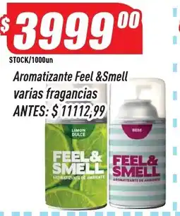 Supermercados Comodin Feel & smell aromatizante de ambiente oferta