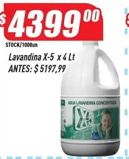 Supermercados Comodin Lavandina x-5 oferta