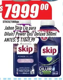 Supermercados Comodin Skip jabon liquido para diluir power uxil deluxe oferta