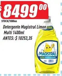 Supermercados Comodin Magistral detergente limon multi oferta