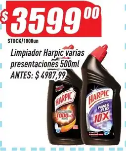 Supermercados Comodin Harpic limpiador varias presentaciones oferta