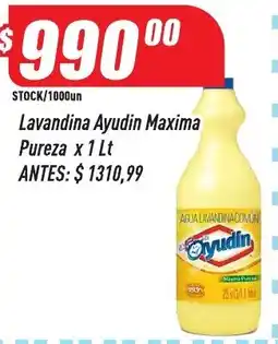 Supermercados Comodin Ayudin lavandina maxima pureza oferta