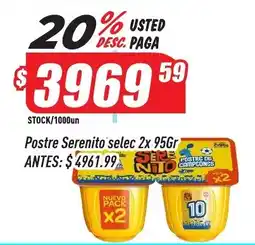 Supermercados Comodin Postre serenito selec oferta