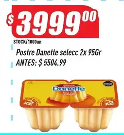 Supermercados Comodin Danette postre selecc oferta