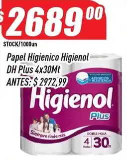 Supermercados Comodin Higienol papel higienico dh plus oferta