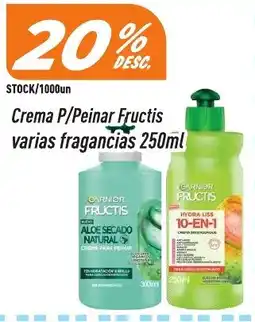 Supermercados Comodin Fructis crema p/peinar varias fragancias oferta