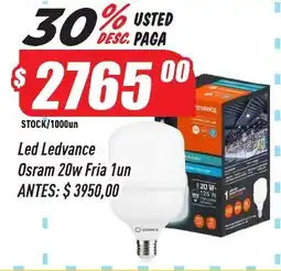 Supermercados Comodin Ledvance led osram 20w fria 1un oferta