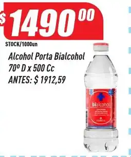 Supermercados Comodin Bialcohol alcohol porta oferta