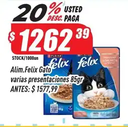 Supermercados Comodin Felix alimento gato oferta