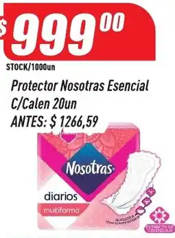 Supermercados Comodin Nosotras protector diarios multiforma oferta