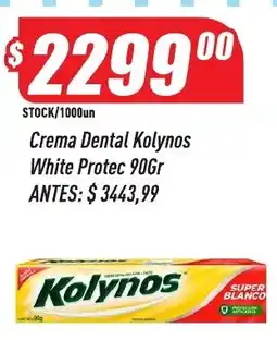 Supermercados Comodin Kolynos crema dental white protec oferta