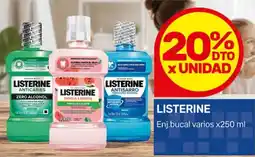Nini Mayorista Listerine enj.bucal varios oferta