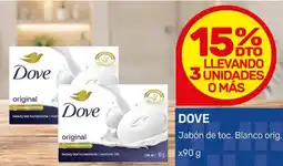 Nini Mayorista Dove jabón de toc. blanco orig. oferta