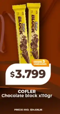 Supermayorista Vital Cofler chocolate block oferta