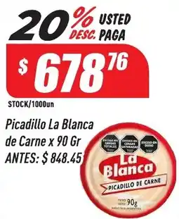 Supermercados Comodin La blanca picadillo de carne oferta