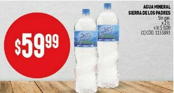 Makro Agua mineral sierra de los padres 2l oferta