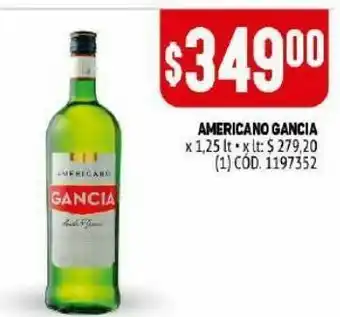 Makro Americano gancia 1,25l oferta