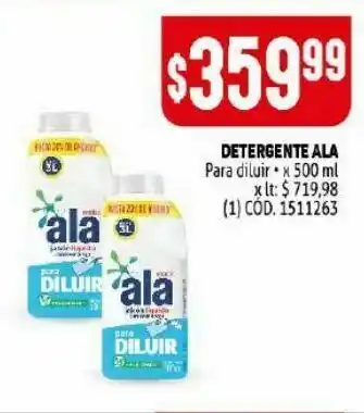 Makro Detergente ala para diluir 500ml oferta