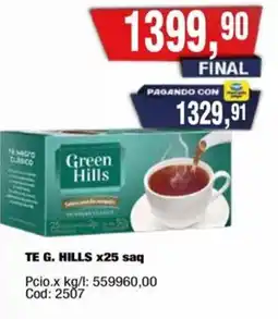 Maxiconsumo G. hills té oferta