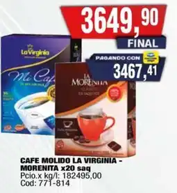 Maxiconsumo La virginia - morenita cafe molido oferta