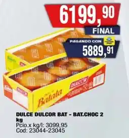 Maxiconsumo Dulcor dulce bat - bat.choc oferta