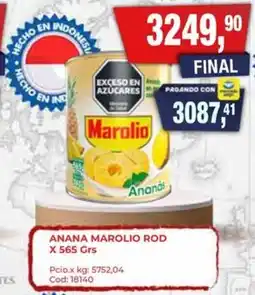 Maxiconsumo Marolio anana rod oferta