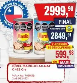 Maxiconsumo Marolio jurel ac-nat oferta