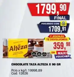 Maxiconsumo Alteza chocolate taza oferta