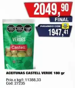 Maxiconsumo Castell aceitunas verde oferta