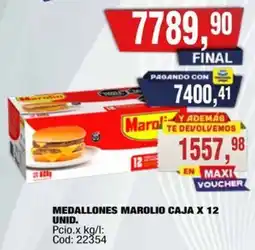 Maxiconsumo Marolio medallones caja oferta