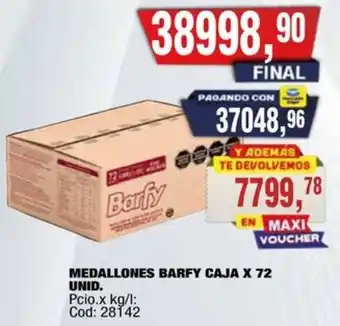 Barfy medallones caja