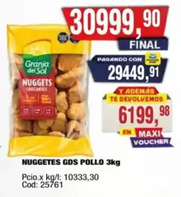 Maxiconsumo Gds nuggetes pollo oferta