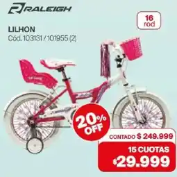 Naldo Lombardi Raleigh lilhon oferta
