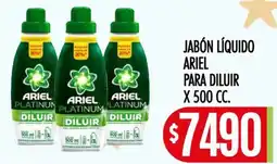 Supermercados Caracol Ariel jabón líquido para diluir oferta