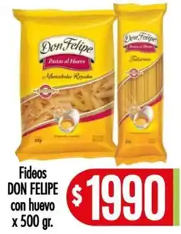 Supermercados Caracol Don felipe fideos con huevo oferta