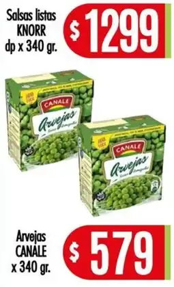 Supermercados Caracol Canale arvejas oferta