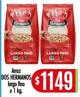 Supermercados Caracol Dos hermanos arroz largo fino oferta