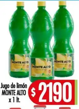 Supermercados Caracol Monte alto jugo de limón oferta