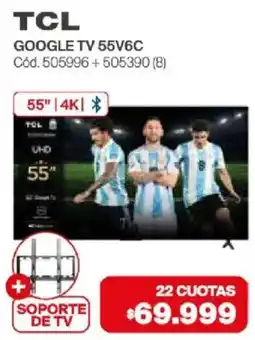 Naldo Lombardi Tcl google tv 55v6c oferta