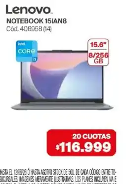 Naldo Lombardi Lenovo notebook 15ian8 oferta