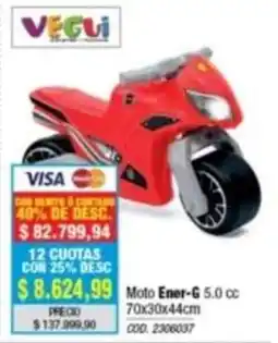 Rio Shop Deco Vegui moto ener-g 5.0 cc oferta