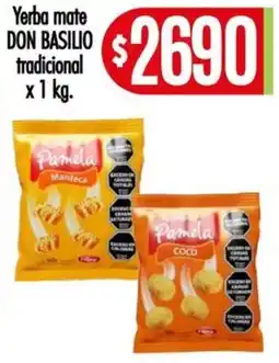 Supermercados Caracol Yerba mate don basilio tradicional oferta