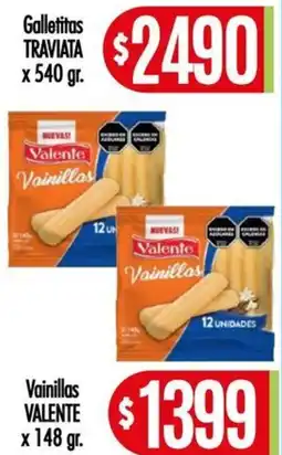 Supermercados Caracol Valente vainillas oferta