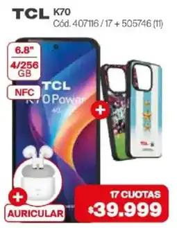 Naldo Lombardi Tcl k70 oferta